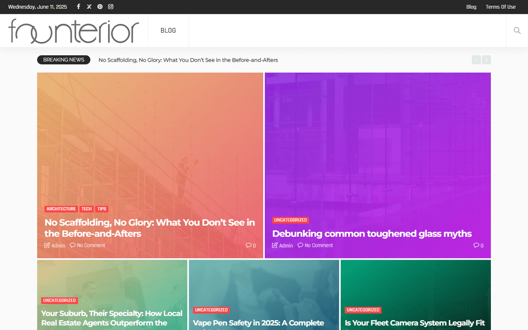 founterior.com publisher screenshot