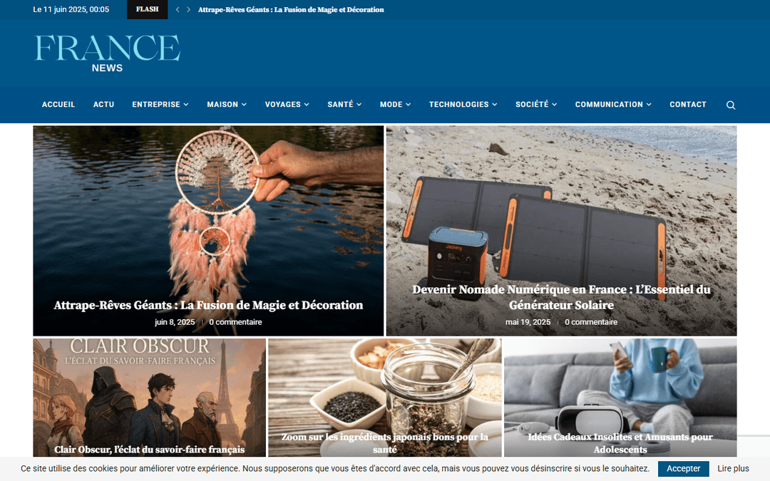 francenews.info publisher screenshot