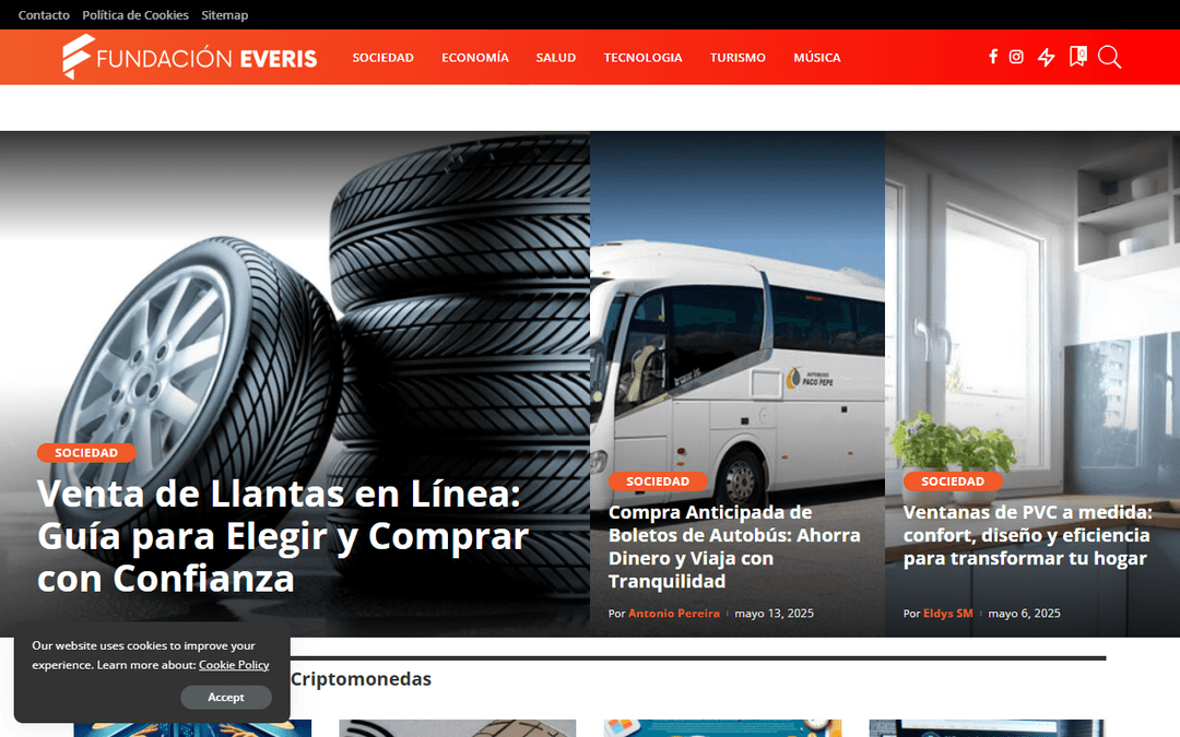 fundacioneveris.com publisher screenshot