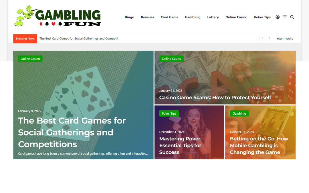 gamblingfun.co.uk publisher screenshot