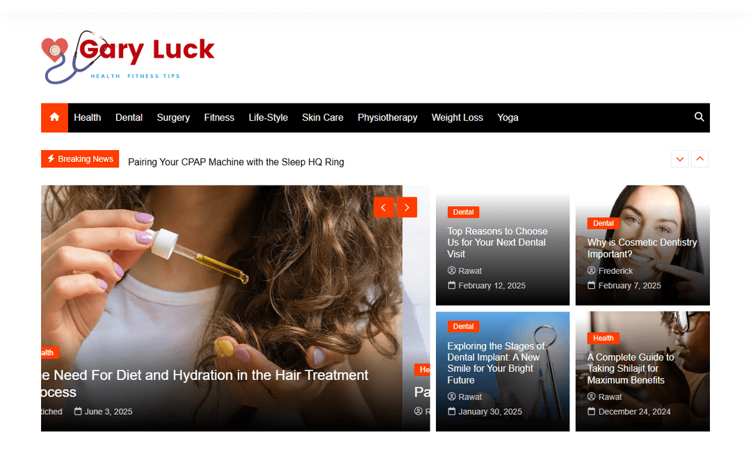 garyluck.com publisher screenshot