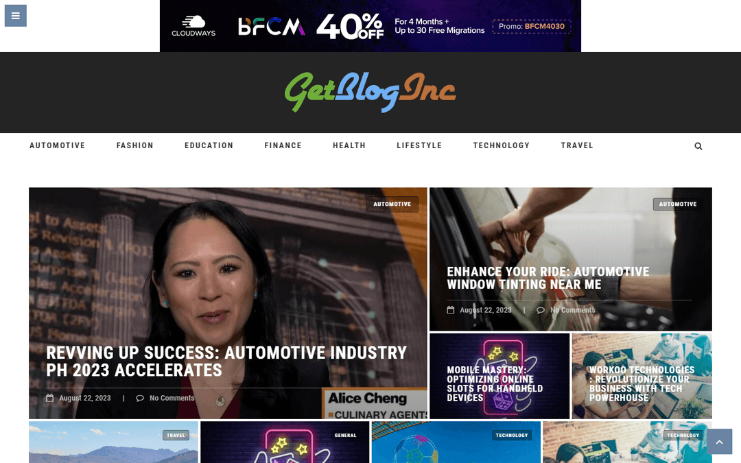 getbloginc.com publisher screenshot
