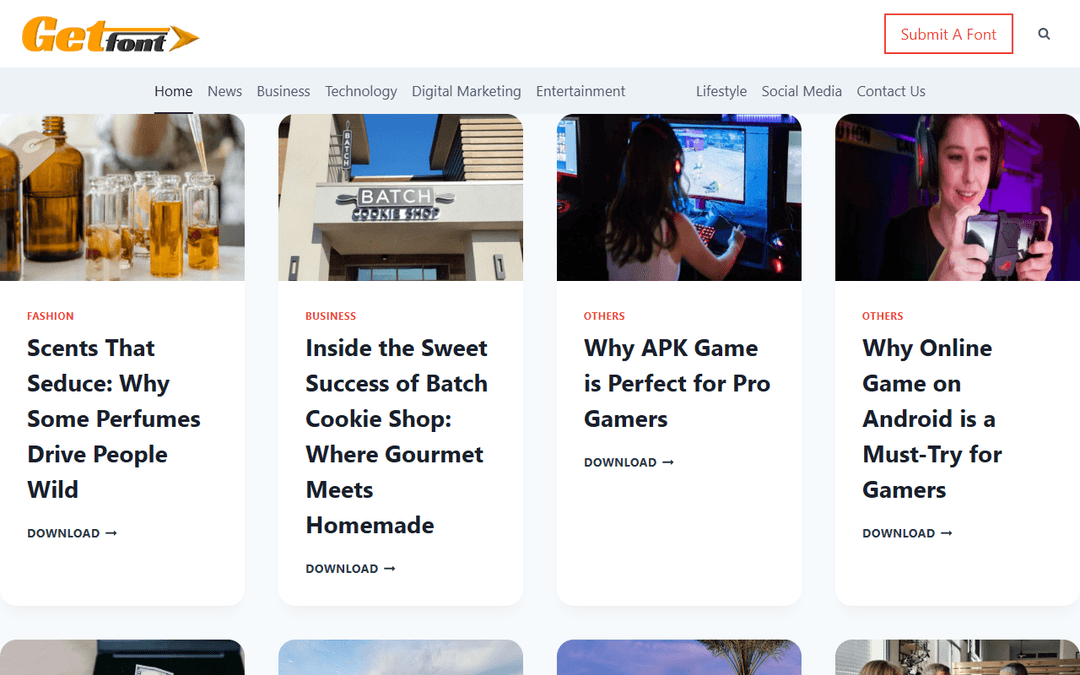 getfont.net publisher screenshot
