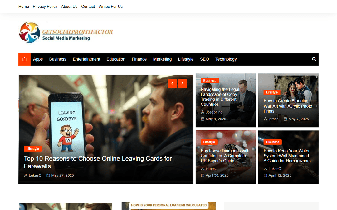getsocialprofitfactor.com publisher screenshot