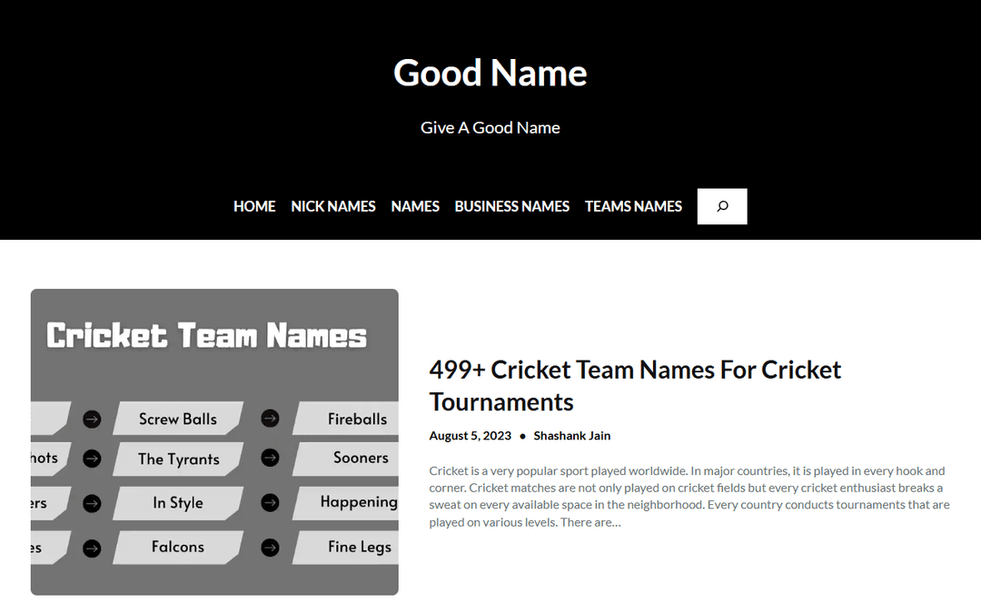 good-name.org publisher screenshot