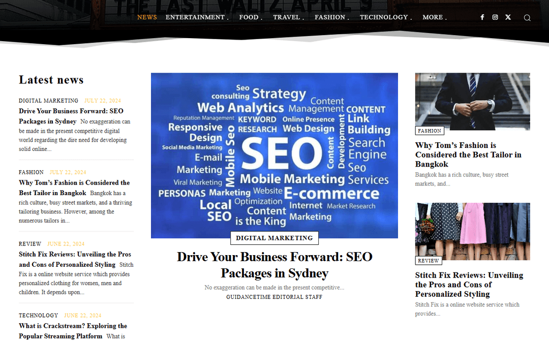 guidancetime.com publisher screenshot