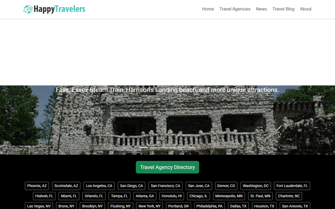 happytravelers.org publisher screenshot