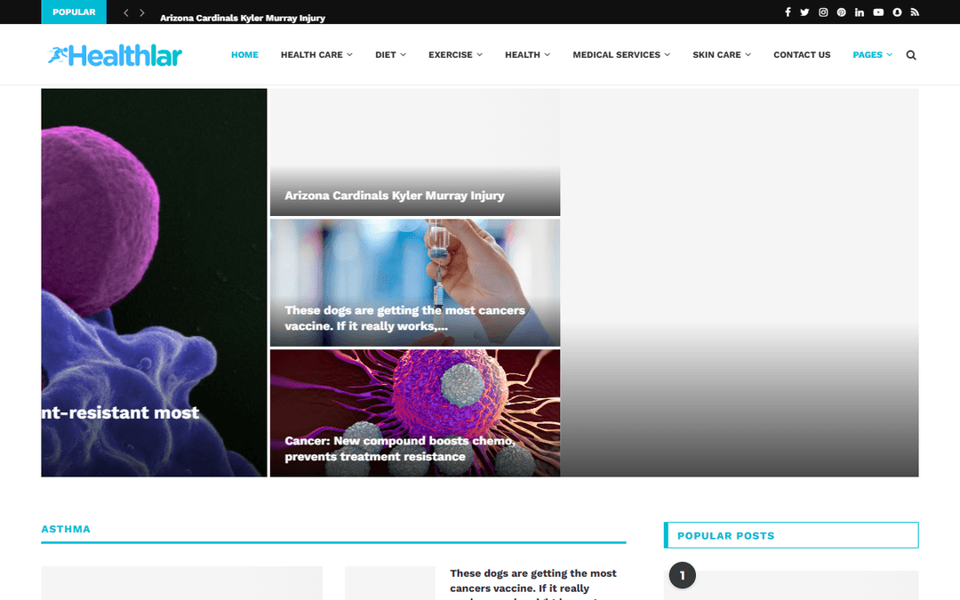 healthlar.com publisher screenshot