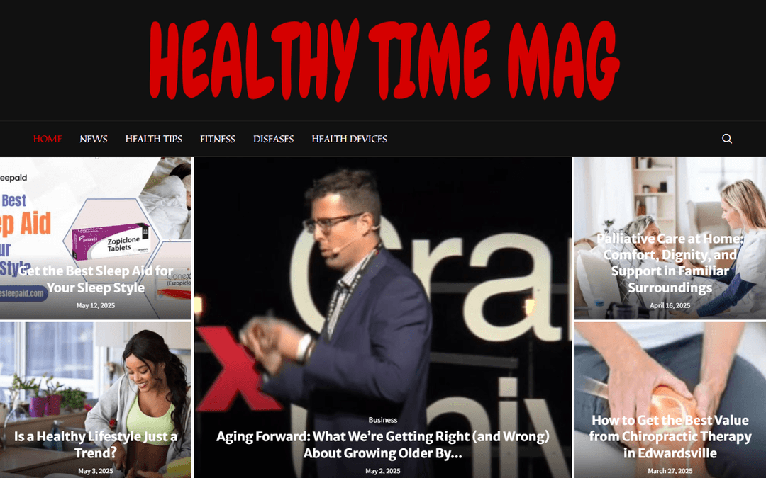 healthytimemag.com publisher screenshot
