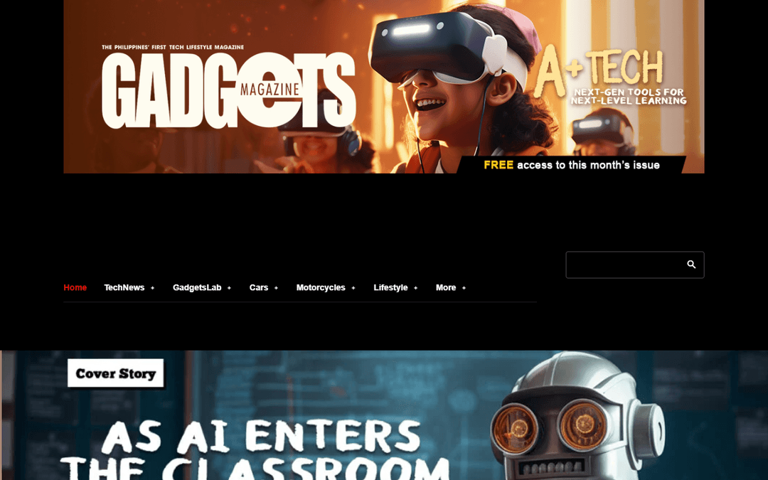 gadgetsmagazine.com.ph publisher screenshot