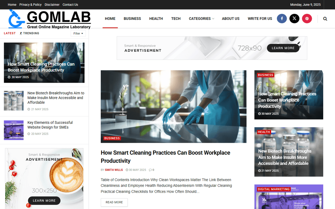 gomlab.net publisher screenshot
