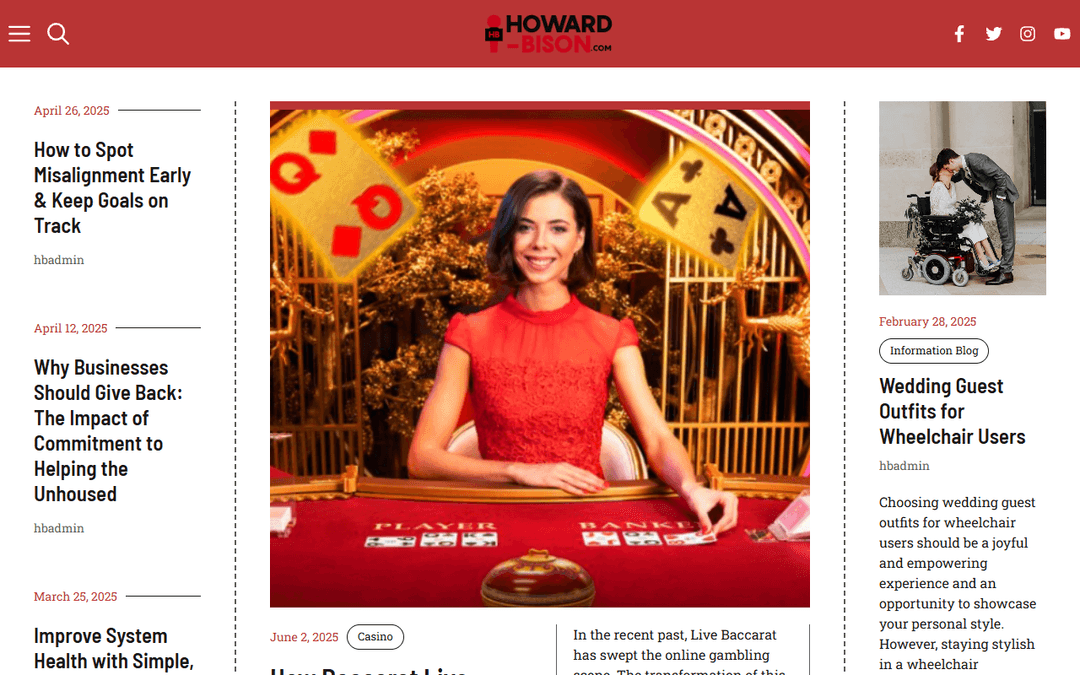 howard-bison.com publisher screenshot