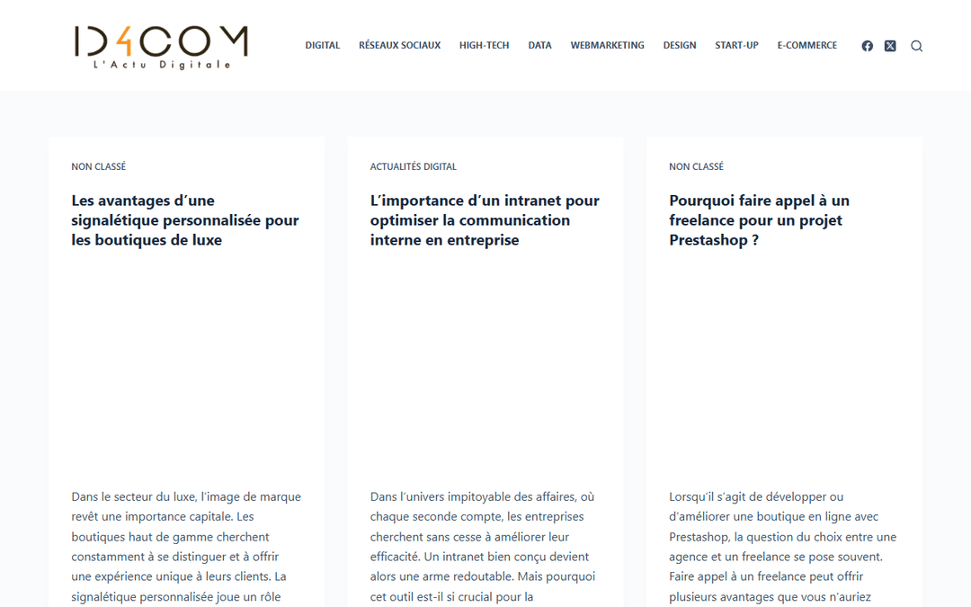id4communication.fr publisher screenshot