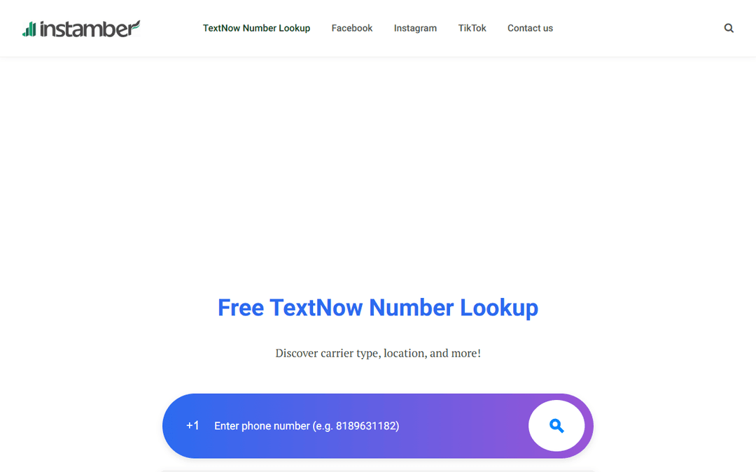 instamber.com publisher screenshot