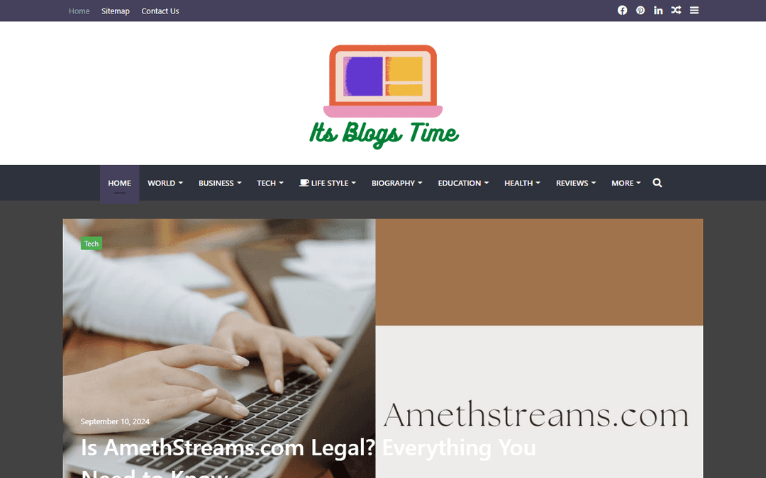 itsblogstime.com publisher screenshot