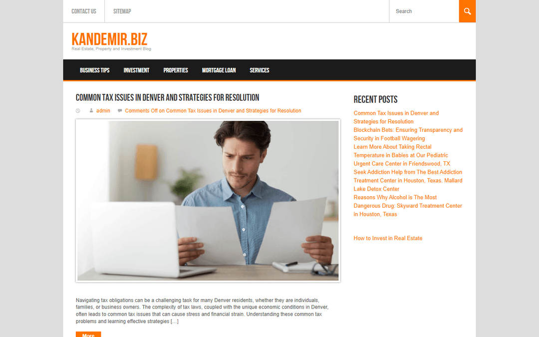 kandemir.biz publisher screenshot