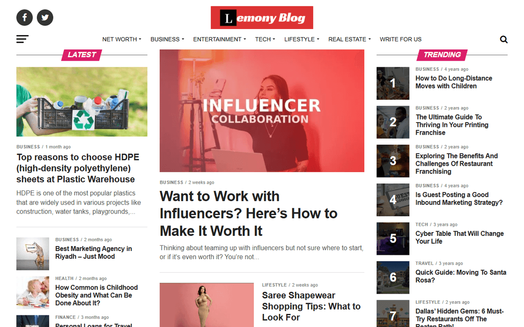 lemonyblog.com publisher screenshot