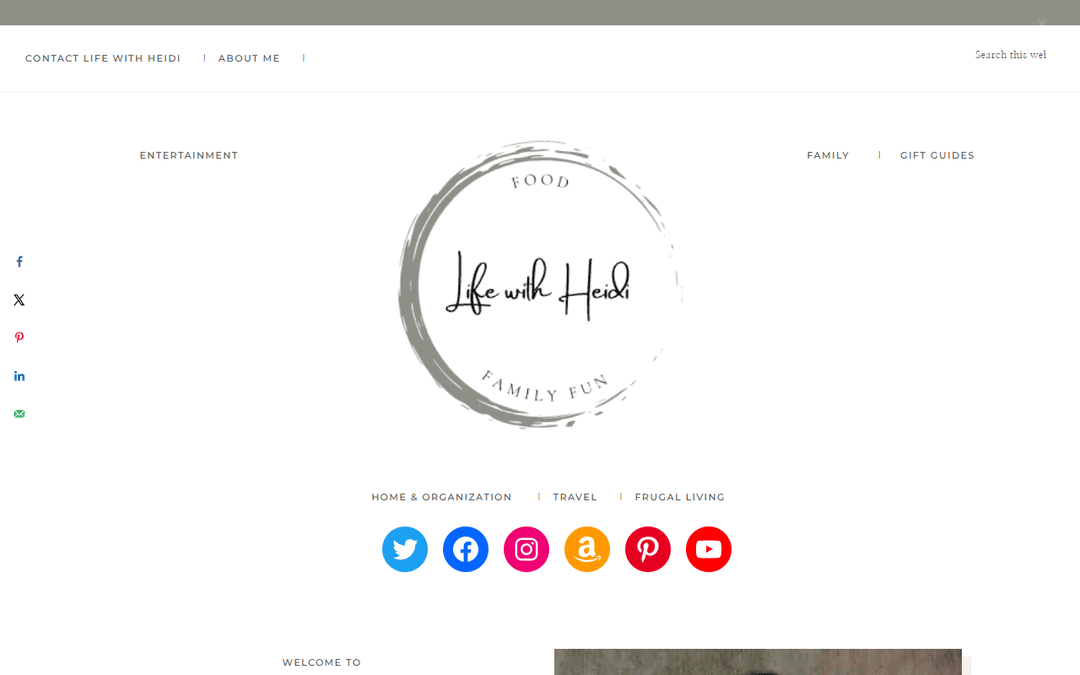 lifewithheidi.com publisher screenshot