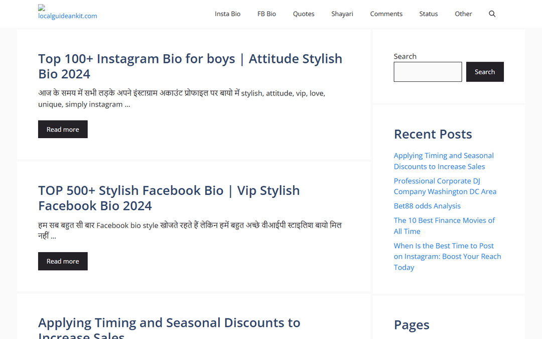 localguideankit.com publisher screenshot