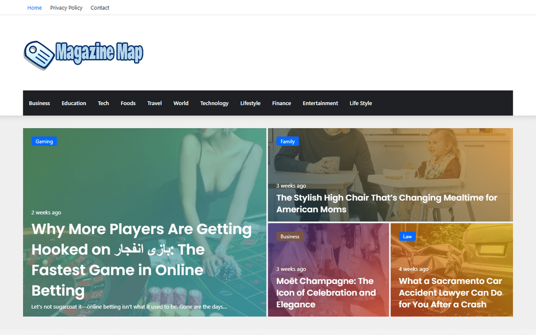 magazinemap.com publisher screenshot