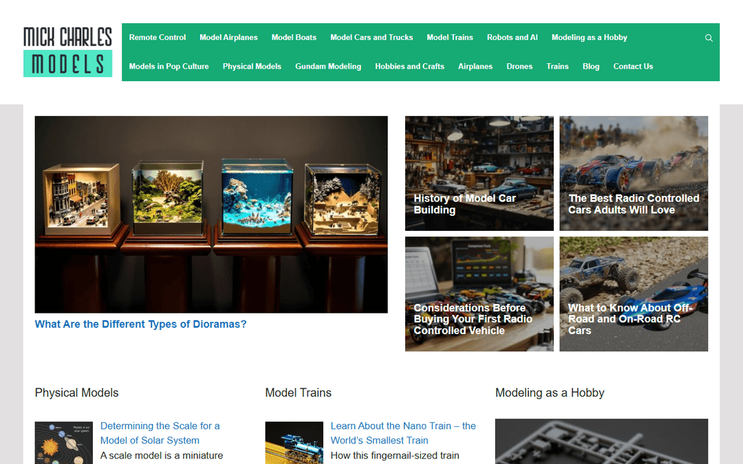 mickcharlesmodels.co.uk publisher screenshot