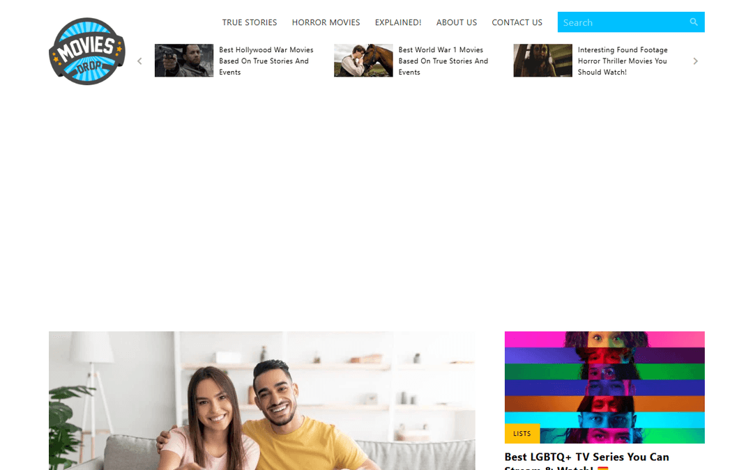 moviesdrop.com publisher screenshot