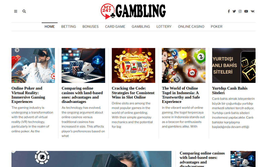 my247gambling.com publisher screenshot