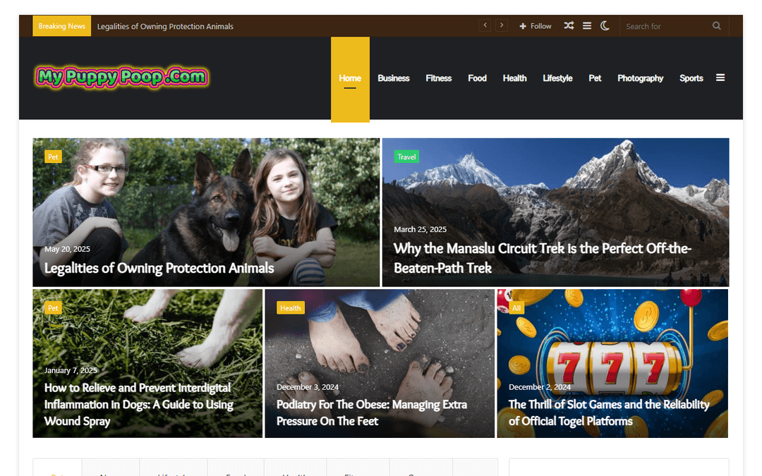mypuppypoop.com publisher screenshot