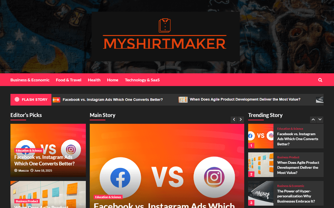 myshirtmaker.net publisher screenshot