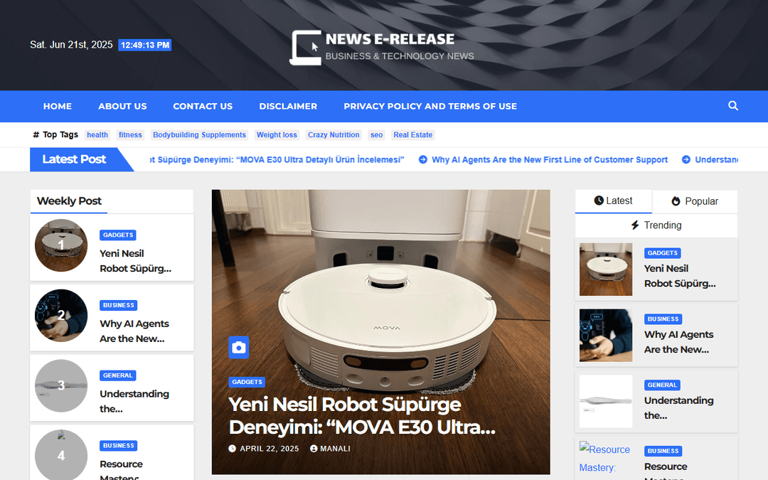 newserelease.com publisher screenshot