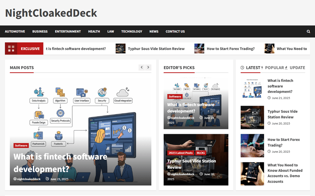 nightcloakeddeck.co.uk publisher screenshot