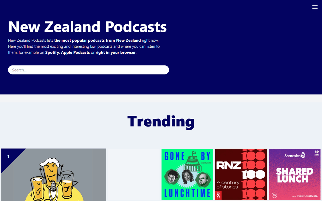 nzpod.co.nz publisher screenshot
