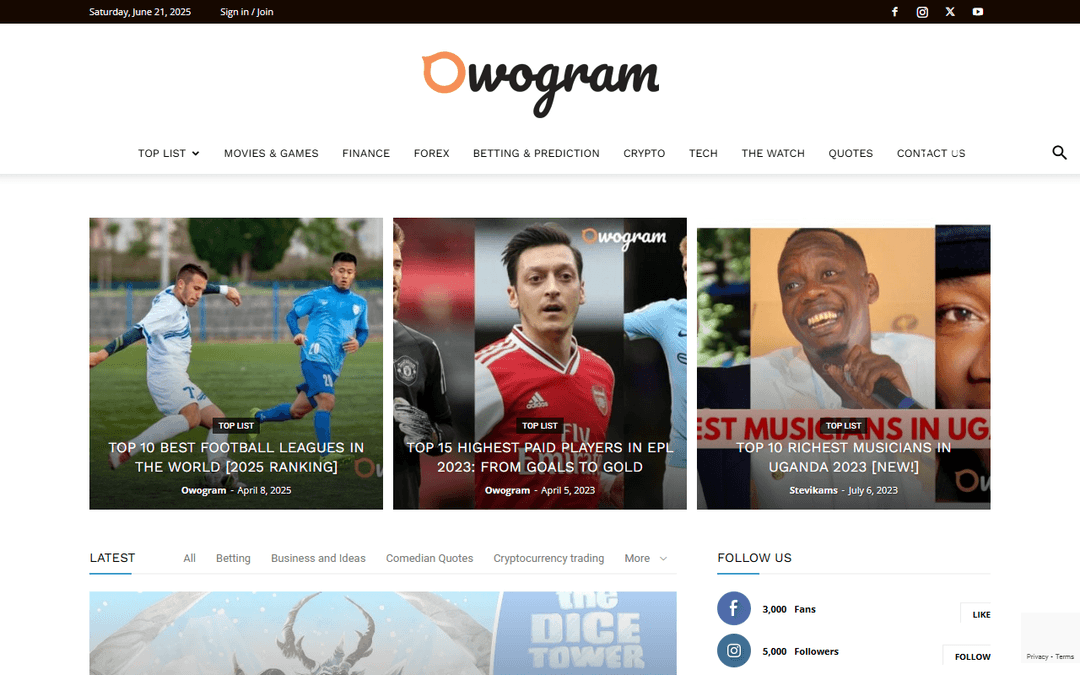 owogram.com publisher screenshot