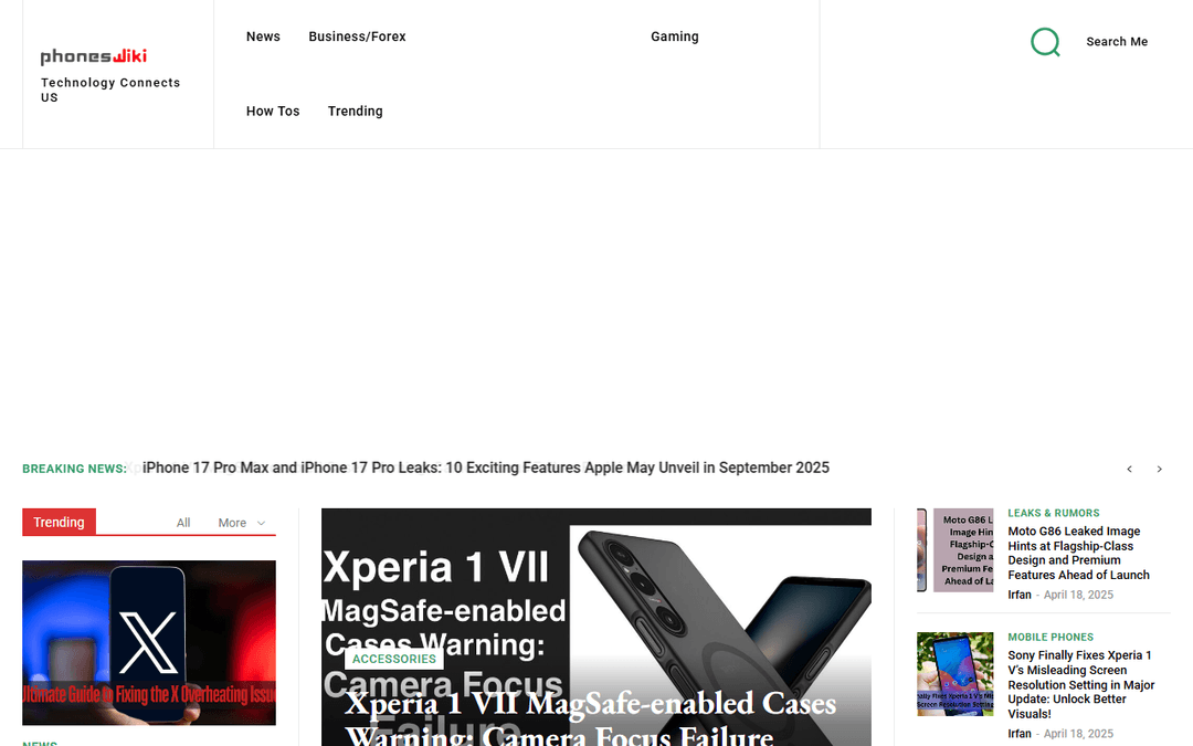 phoneswiki.com publisher screenshot