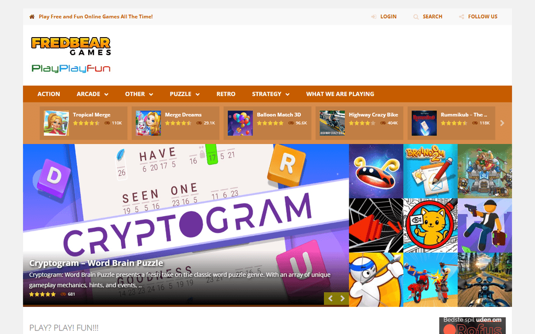 playplayfun.com publisher screenshot