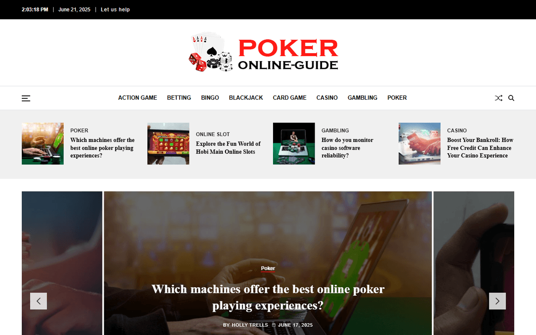 pokeronline-guide.com publisher screenshot