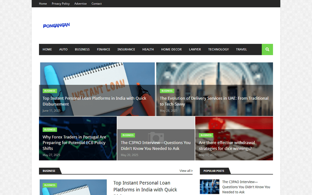 pongangan.com publisher screenshot