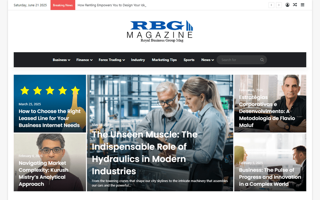 rbgmagazine.com publisher screenshot