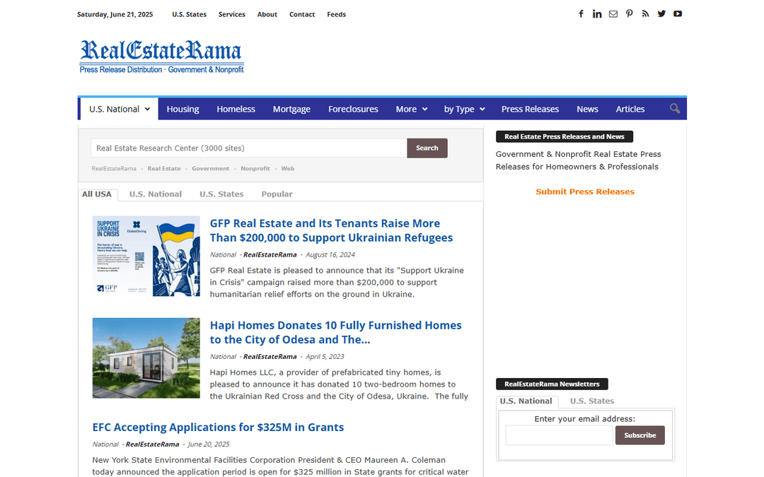 realestaterama.com publisher screenshot