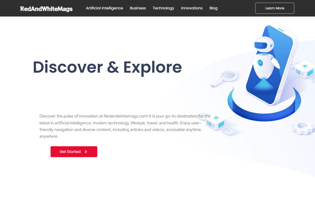 redandwhitemags.com publisher screenshot