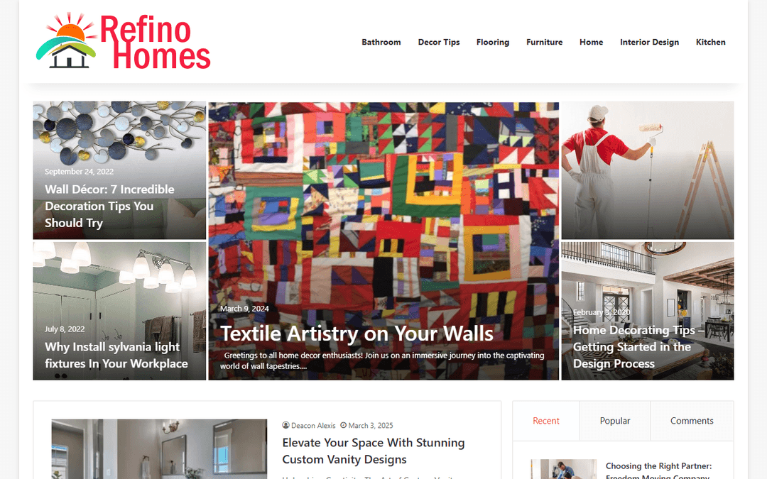 refinohomes.com publisher screenshot