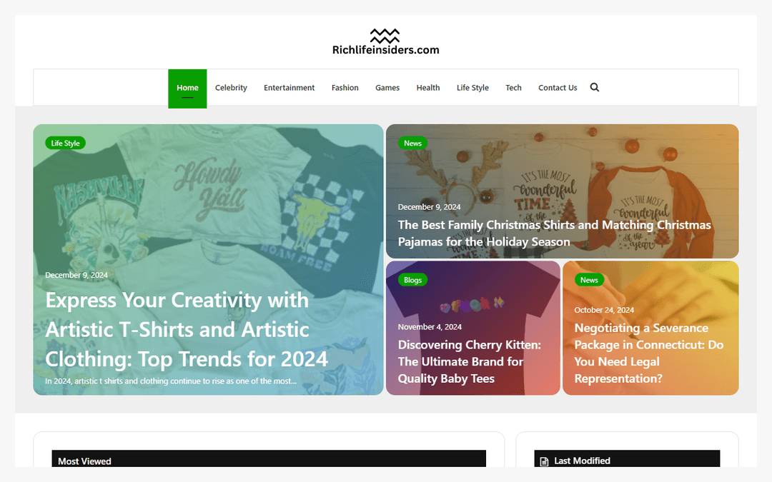 richlifeinsiders.com publisher screenshot