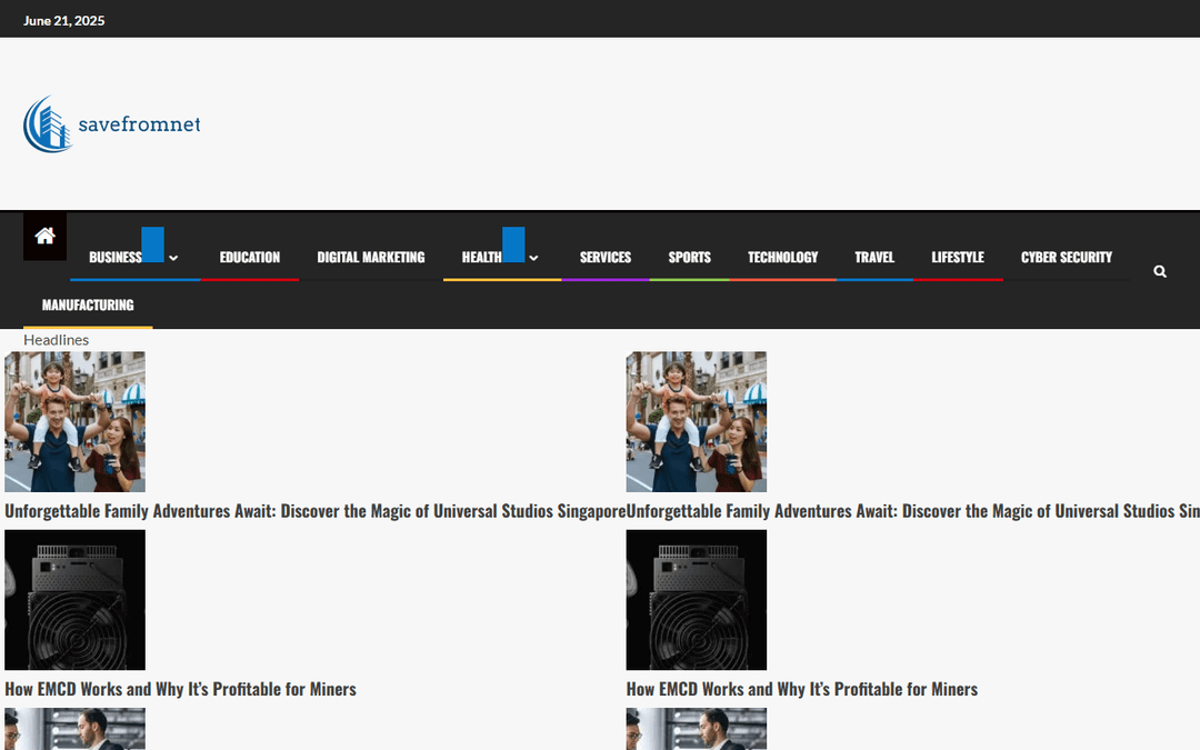 savefromnetpost.com publisher screenshot