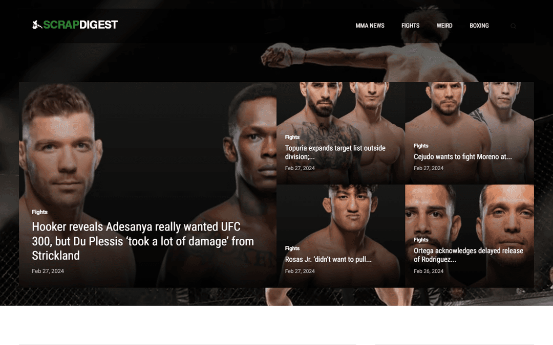 scrapdigest.com publisher screenshot