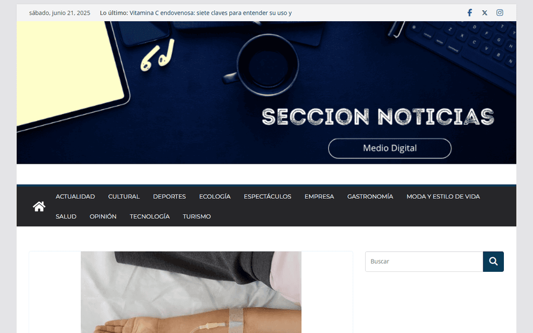 seccionnoticias.net.pe publisher screenshot