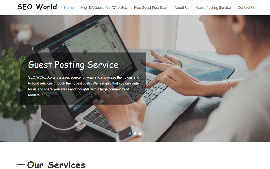 seo-world.org publisher screenshot