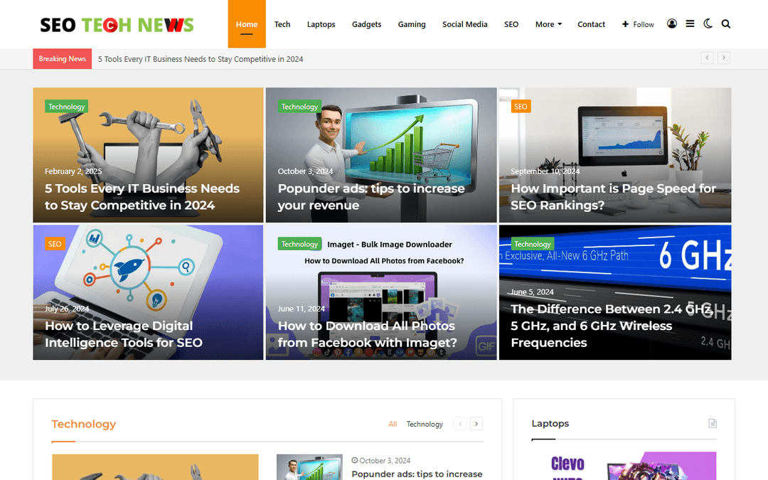seotechnews.com publisher screenshot