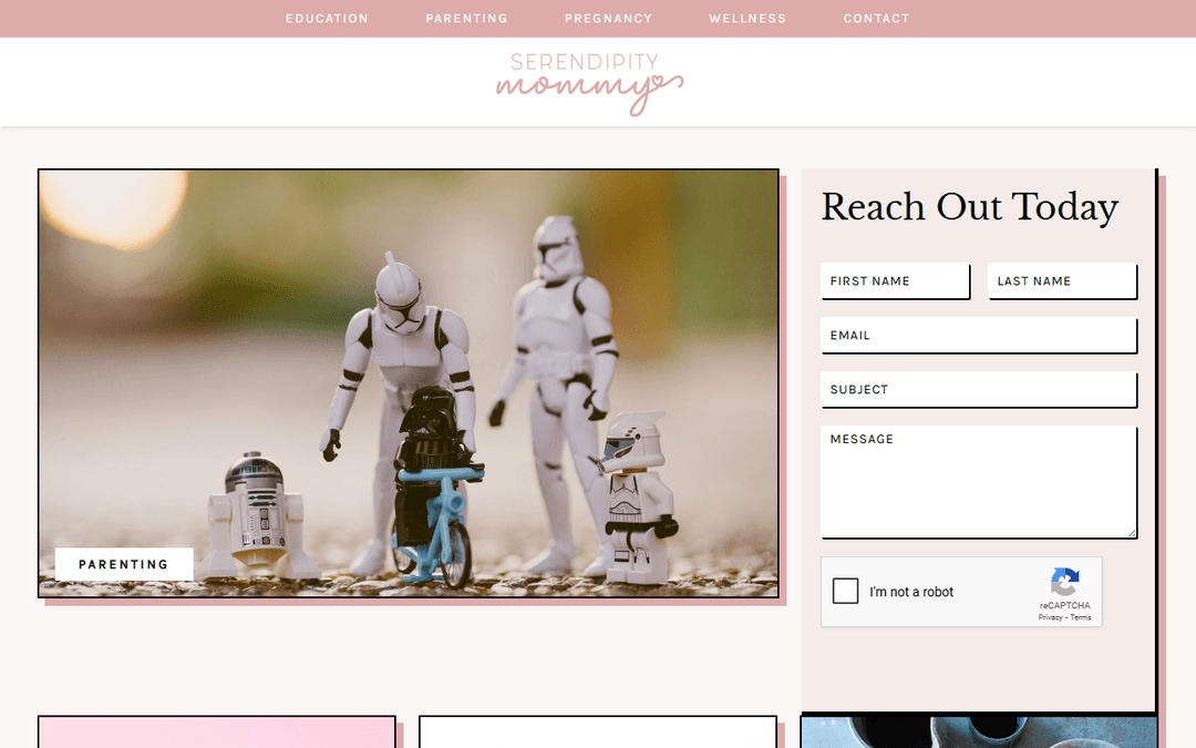 serendipitymommy.com publisher screenshot