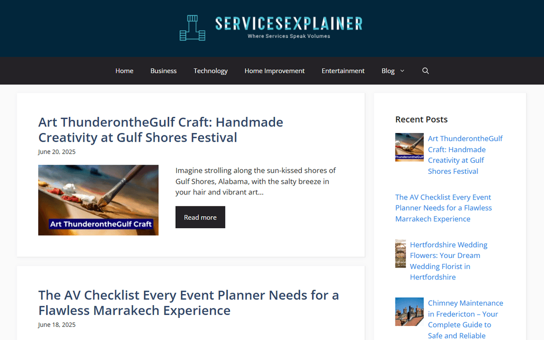 servicesexplainer.com publisher screenshot