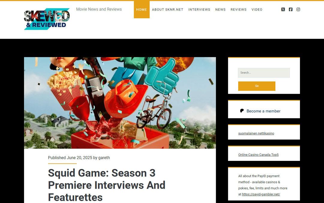sknr.net publisher screenshot